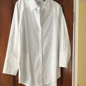 Chico's Crisp White Button Down Shirt